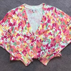 Floral cardigan